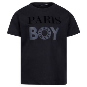 Monnalisa Logo Paris Boy Print T-shirt